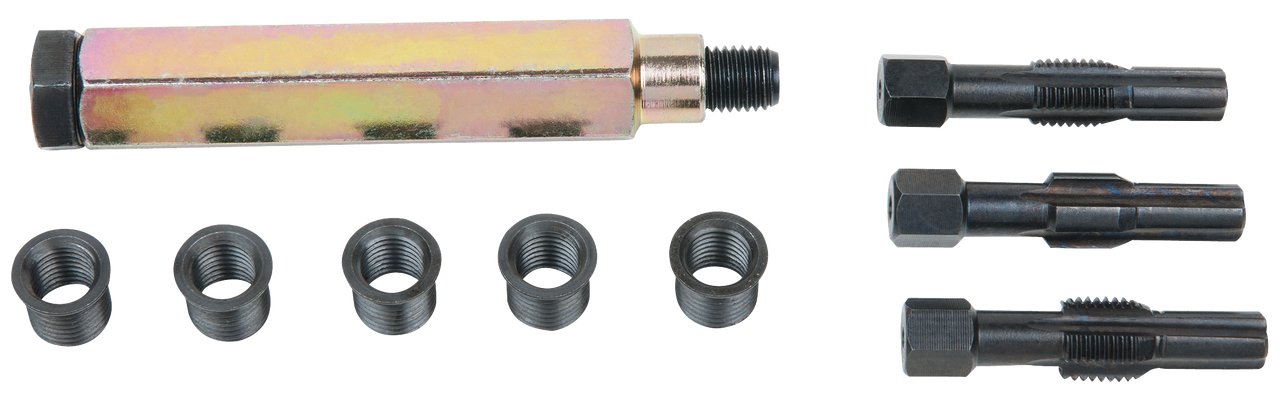 KS Tools 150.5050 Kit di riparazione THREADfix M10x1,25 p.candelette,9 pz
