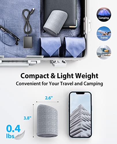 Jack & Rose White Noise Machine For Adults, Adults Sound Machine With Backlight Button & Fabric Design, Travel Sound Machine For Sleeping #TOP5