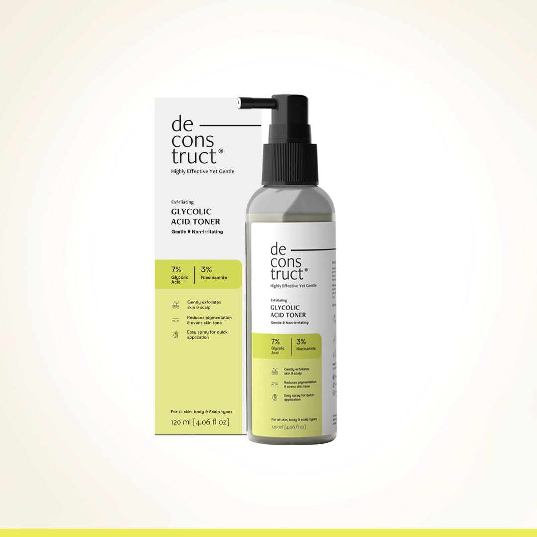 Deconstruct Exfoliating 7% Glycolic Acid Toner with 3% Niacinamide — Flash AI Score 92/100