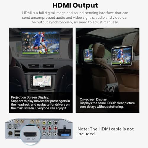 Radio para auto Joying con CarPlay y Android Auto 7 pulg. miniatura 5