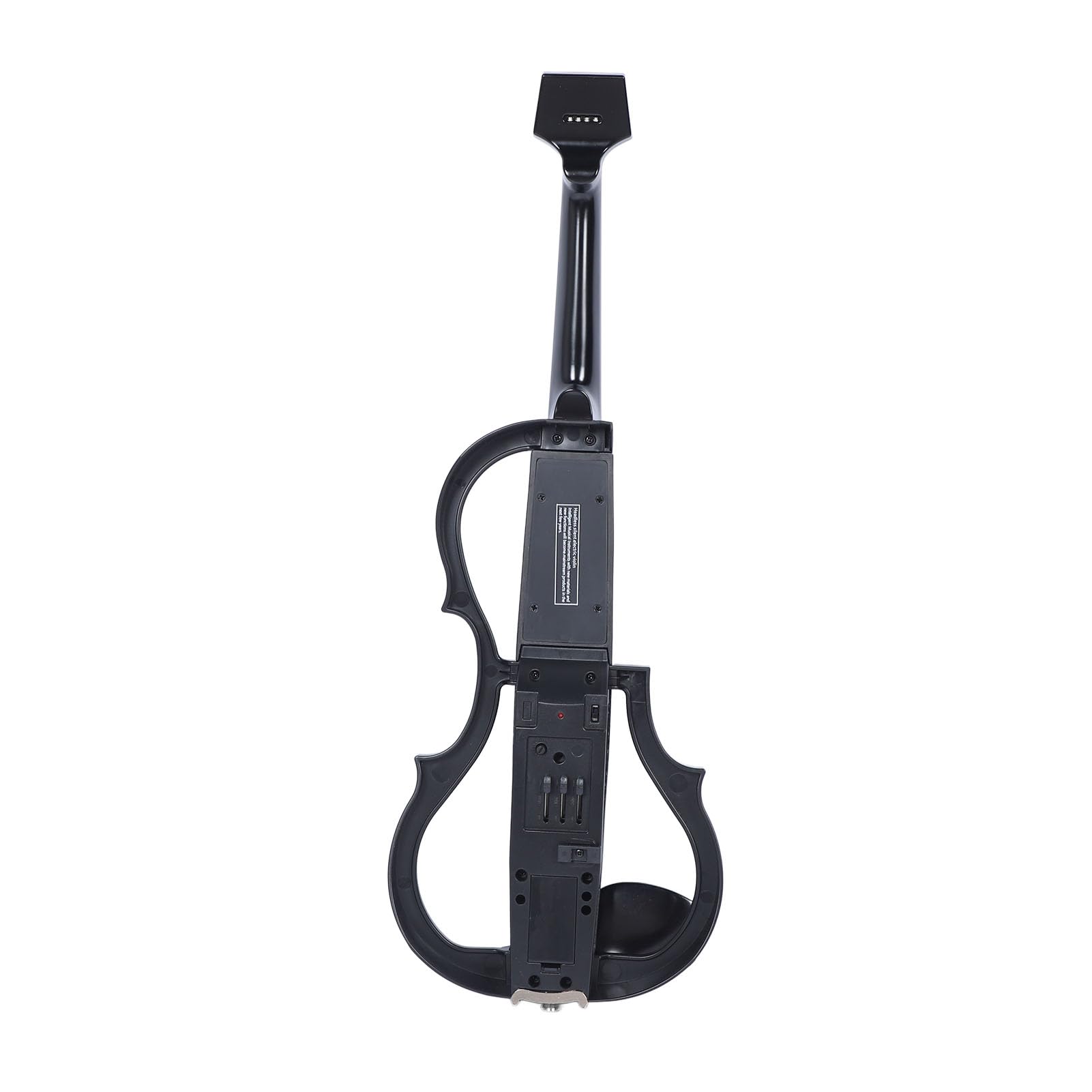 Violino Elettrico, Violino Silenzioso Professionale in Materiale ABS in Fibra di Carbonio Premium, Full Size 4/4 con Pickup Pro per Adulti e Adolescenti (Tipo 2)