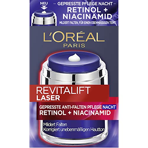 L'Oréal Paris Cura notturna antirughe pressata con retinolo...