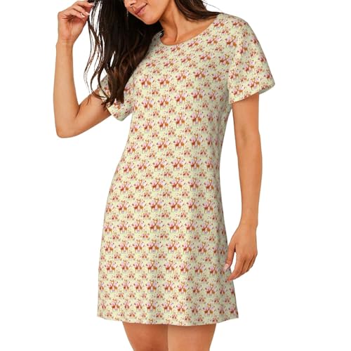 Chemise de nuit légère fleurie pour une douceur nocturne - 2