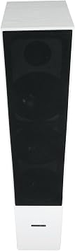 Rockville RockTower 64W White Home Audio Tower Speaker Passive 4 Ohm