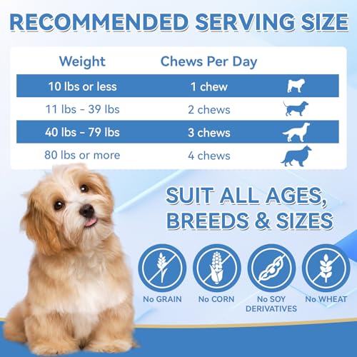 200 PCS Hemp Calming Chews for Dogs 200, Advanced Calming Treats for Dogs with Hemp Oil Melatonin Chamomile for Anxiety Relief, Separation, Stress Relief - Chicken Flavor - Image 6