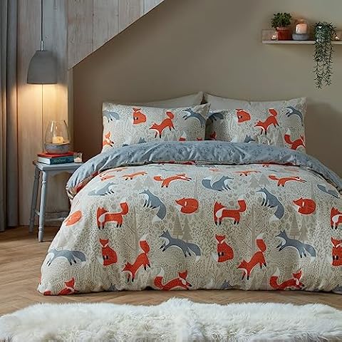 Fusion Natural Fox Duvet Cover - Single Size Cover