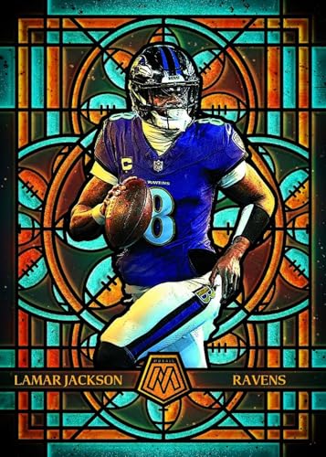 Image of 2025 Panini Mosaic Football Hobby Trading Card Box (2 Autographs Per Box)