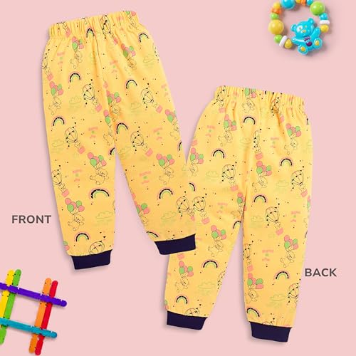 Image of LuvLap Baby Boys 100% Cotton Pyjama Sets, Pack of 03
