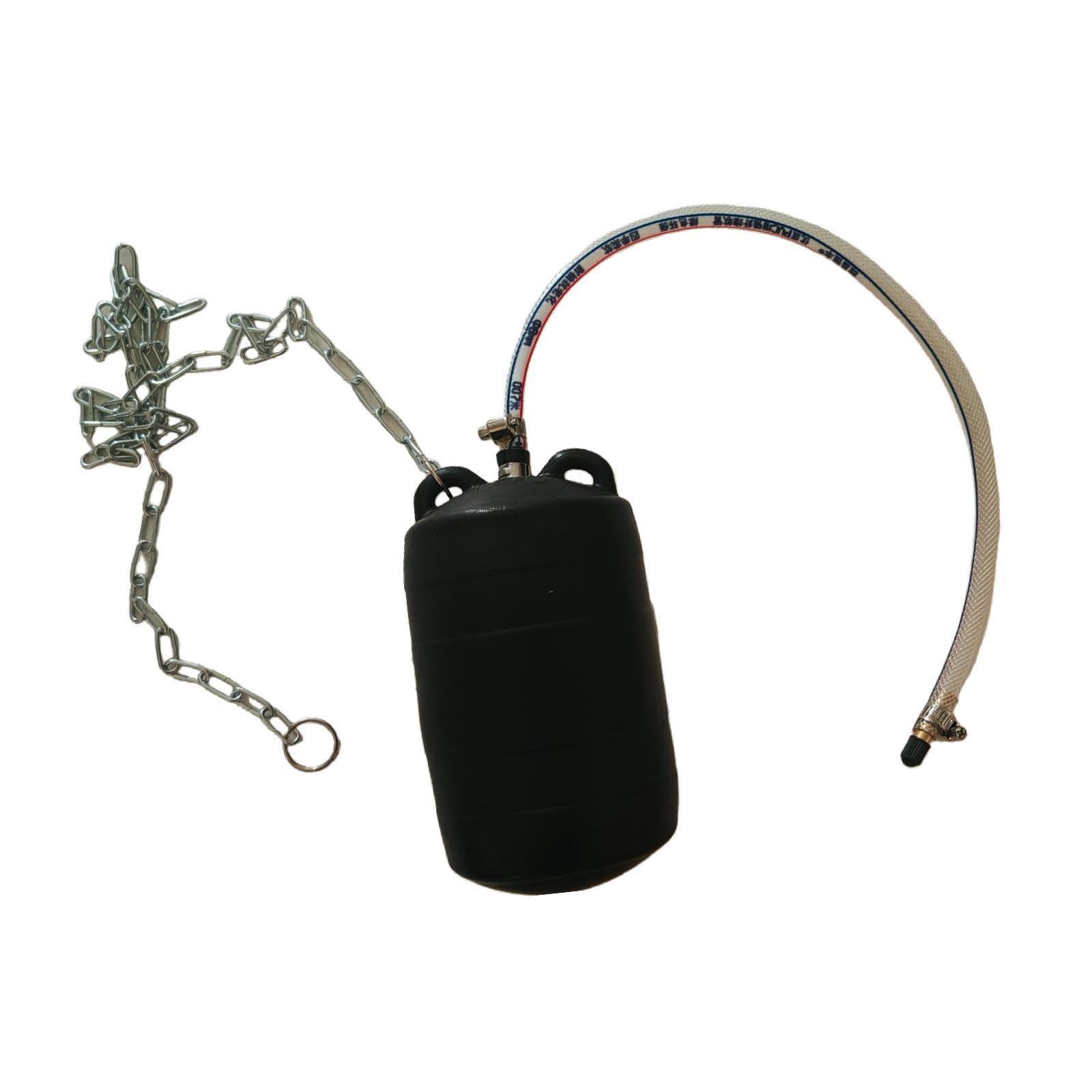 F Fityle Bouchon Gonflable en Caoutchouc pour Tuyauterie, Obturateur Étanche, Kit de Test de Fuites pour Canalisations et Égouts, Outil de Réparation pour Plombiers, Dn100mm Dn110mm