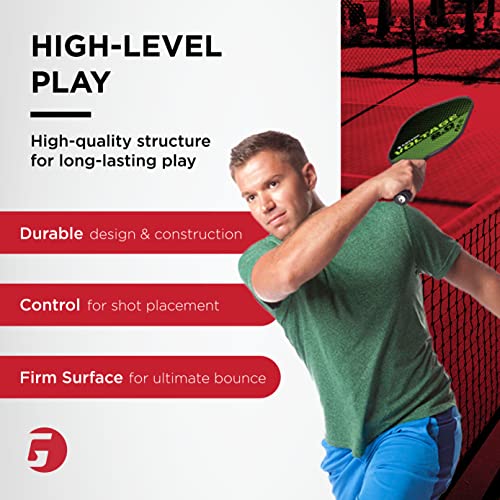 Gamma Sports 2.0 Pickleball Paddle: Mens And Womens Textured Graphite Face Pickle-Ball Racquet - Indoor And Outdoor Racket: Voltage Green, ~7.6 Oz #TOP3