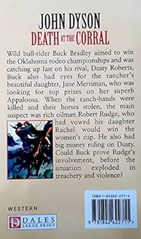 Paperback Death at the Corral [Large Print] Book