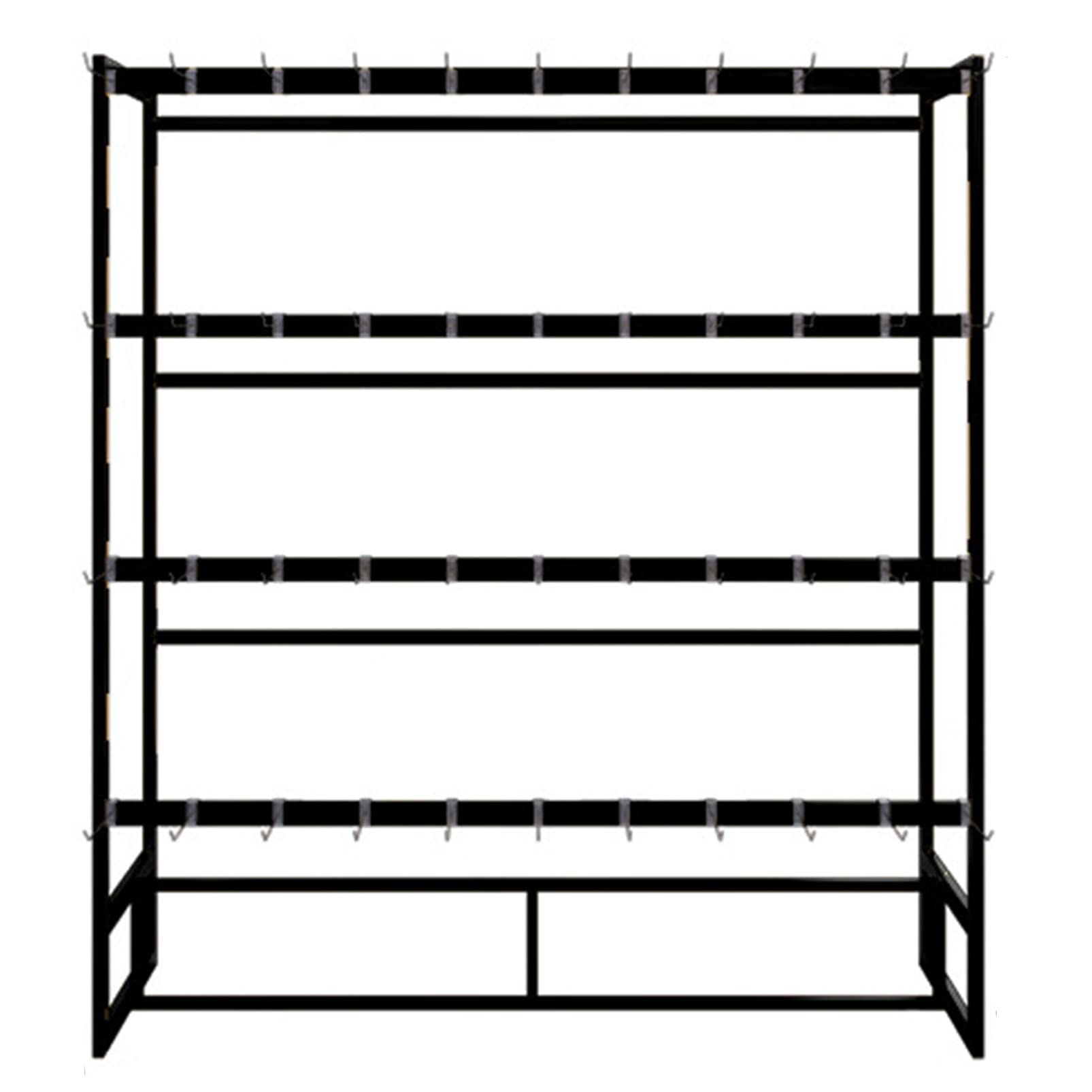 Portant à vêtements robuste pour placard ordonné sans vêtements froissés