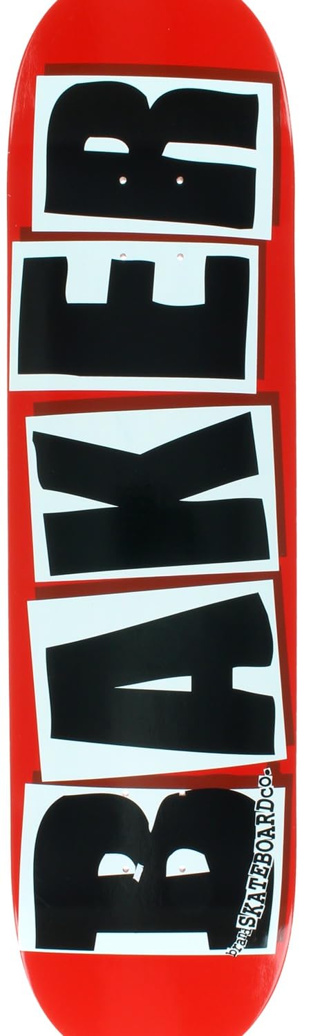 Baker Brand Logo Skate Deck-8.75 RED Black