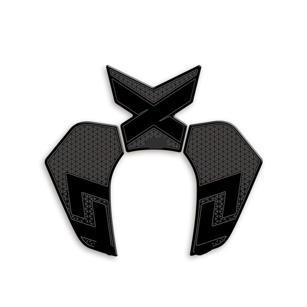 Autocollants réservoir moto 800X protection caoutchouc et grip de genou vélo