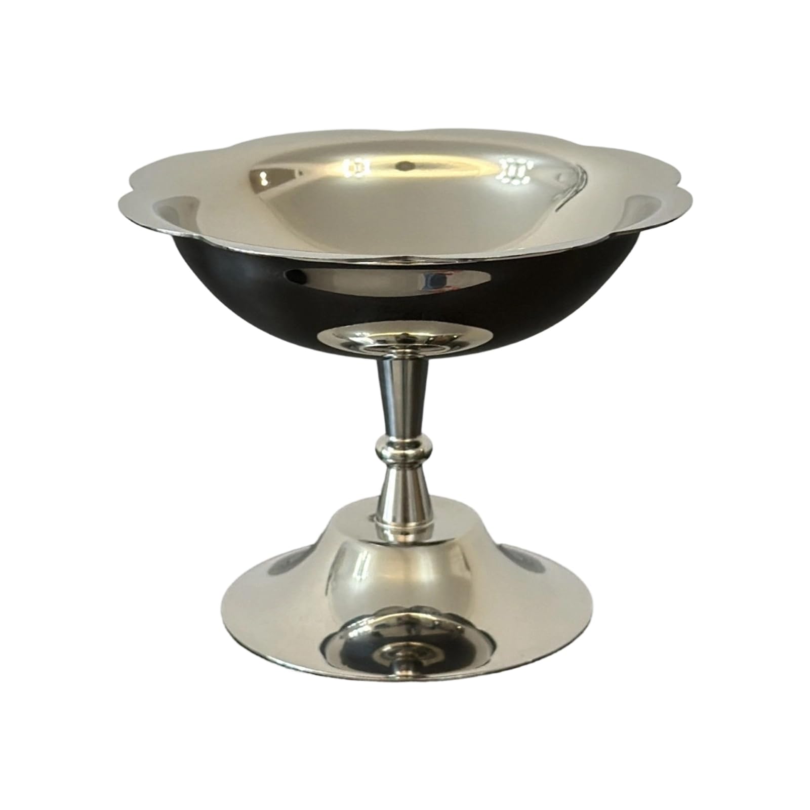 Hzbb B Hzb Modern Stainless Steel Serving Goblet Cup For Desserts And Sundae, Ideal For Restaurants And Gatherings Stainless Steel Dessert Cup