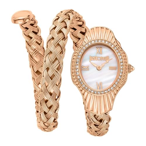 Just Cavalli Twined pour Femme // JC1L305M0045, Couleur Or Rose, Bracelet