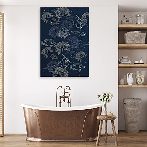 Feeby Stampa Tela Non Tessuta Animali Marini