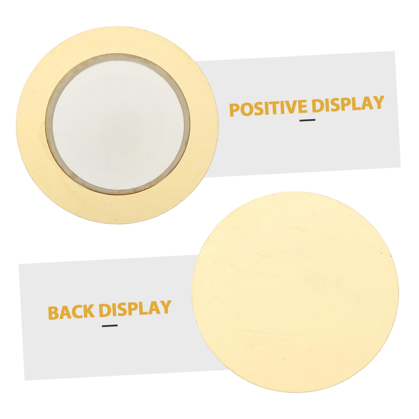 MUCKLILY 35mm Piezo Disc Diaphragm Piezoelectric Ceramic Chips for Guitar Pickup Tone and Piezo Buzzer
