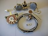 Wiring Harness Kit For Stratocaster CTS Oak Switchcraft .1uf Tecate Ceramic Cap 1970's