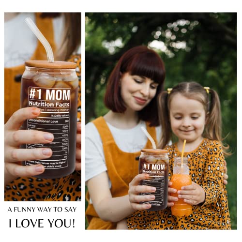 Giftsformomfromdaughtersonbirthdaymothersdaychristmasmomgiftsforwifehergiftideasformamamothergiftfornewmomsmothers16oz2sidedcanglass Urban Country Home Decor Gifts for mom from daughter son birthday mothers day christmas mom gifts for wife her gift ideas for mama mother gift for new moms mothers 16 oz 2 sided can glass urban country home decor