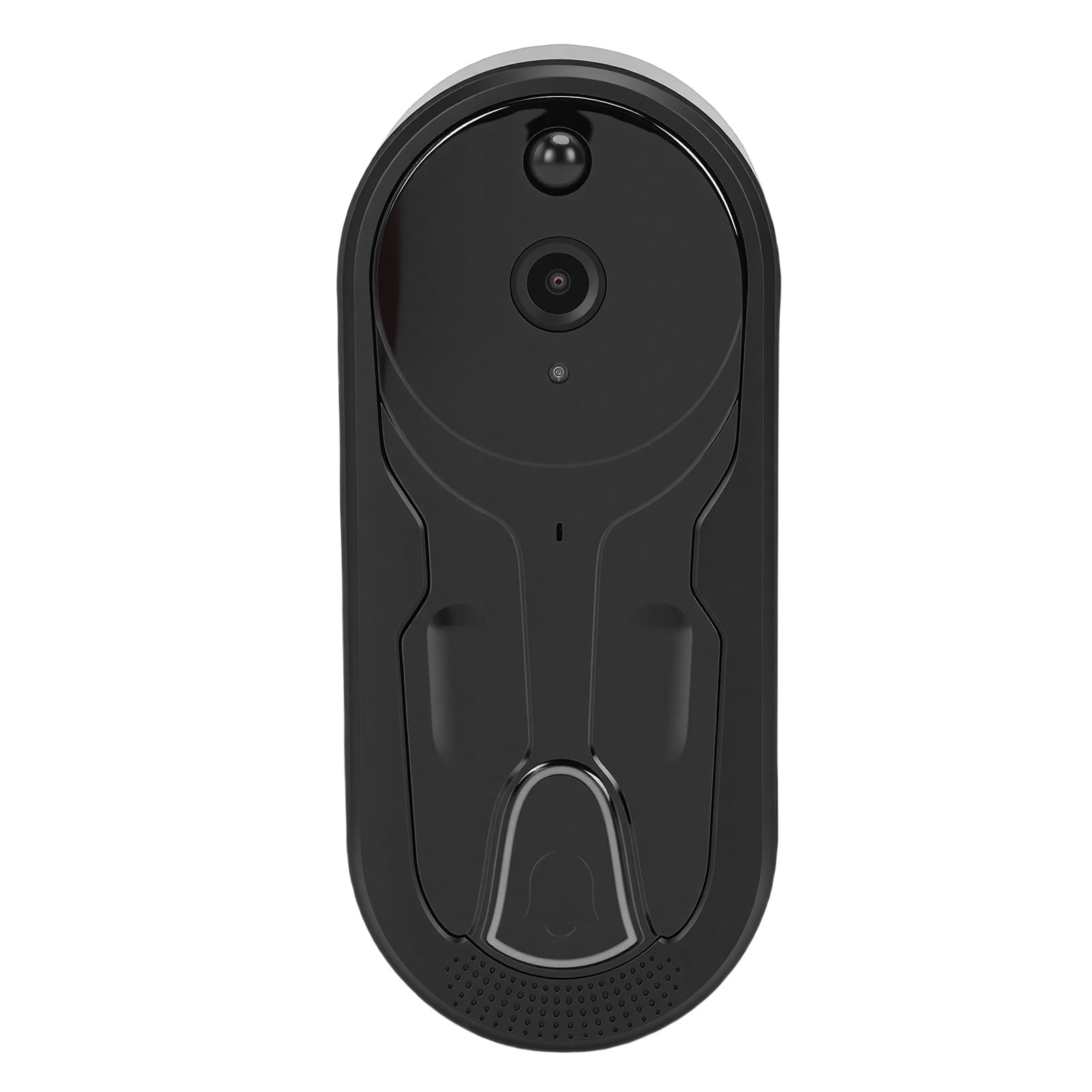 Timbre con Vídeo WiFi, 1080P HD 166 Grados Gran Angular PIR Detección Humana Cámara Inteligente con Intercomunicador de 2 Vías, 6 Luces Infrarrojas para Seguridad del Hogar
