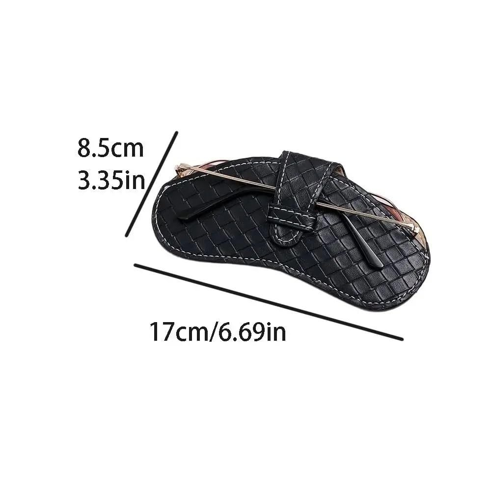 2/4/6 protectores de marco impermeables para gafas, caja de gafas de piel sintética, funda de almacenamiento para gafas de sol