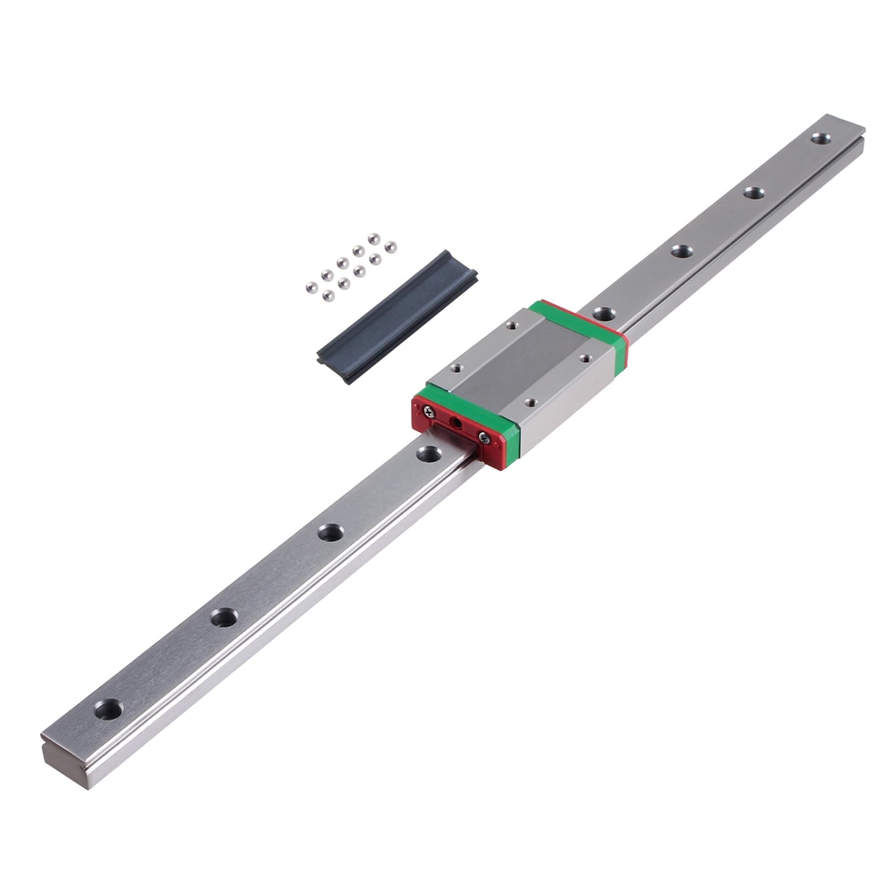 MGN15H Guide linéaire 400mm Guide de rail linéaire miniature avec blocs coulissants MGN15H Roulement linéaire Bloc de guidage linéaire pour appareils automatiques, jauges de précision