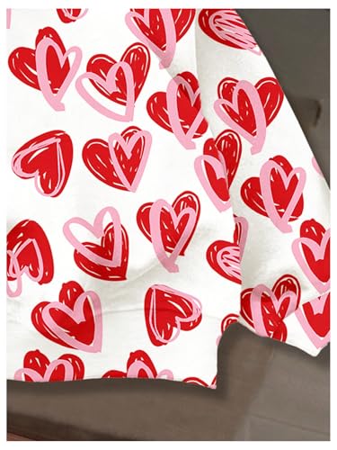 Girl's Heart Graphic Sweatshirts Crew Neck Long Sleeve Pullover Tops Cute Clothes3