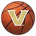 FANMATS 608 Vanderbilt Commodores Basketball Shaped Rug - 27in. Diameter, Basketball Design, Sports Fan Accent Rug