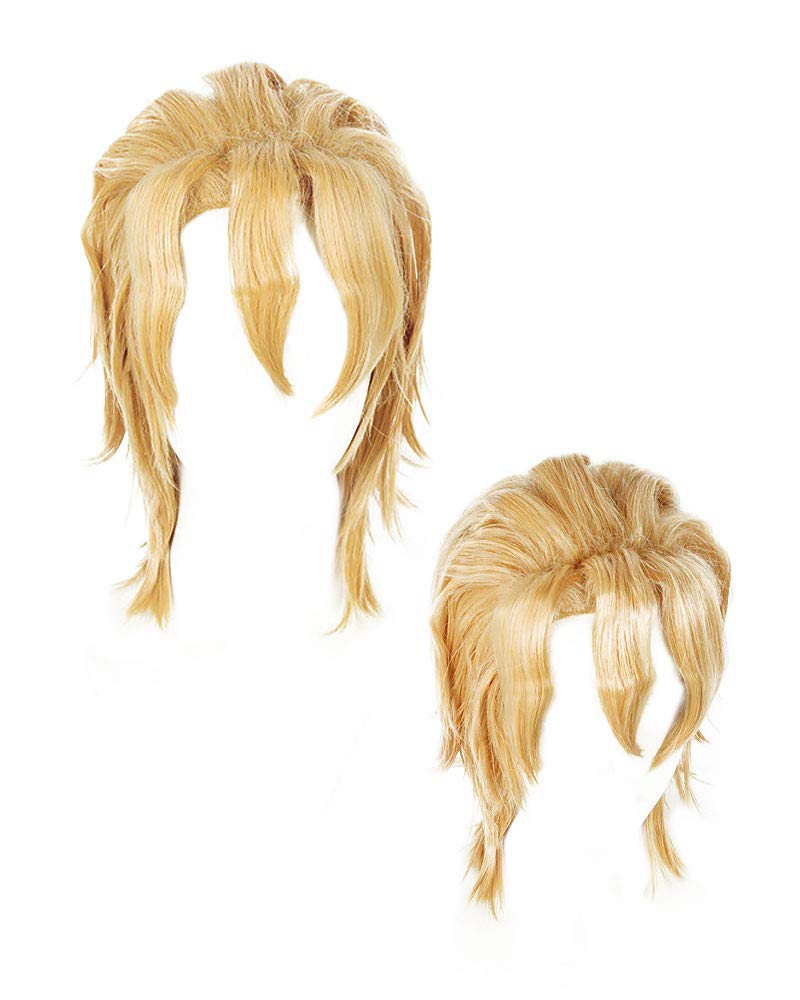 CoskidzMen's Pannacotta Fugo Cosplay Wig Golden Wind Short Blonde