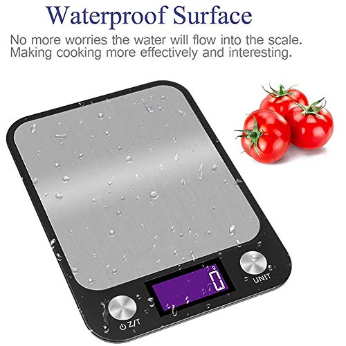 GPISEN Portatile Bilancia Cucina 15kg 8.9 * 6.5