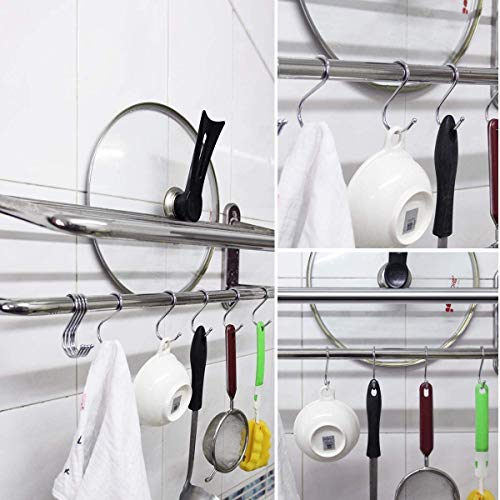 20 ganci rotondi a forma di S, ganci per appendere...