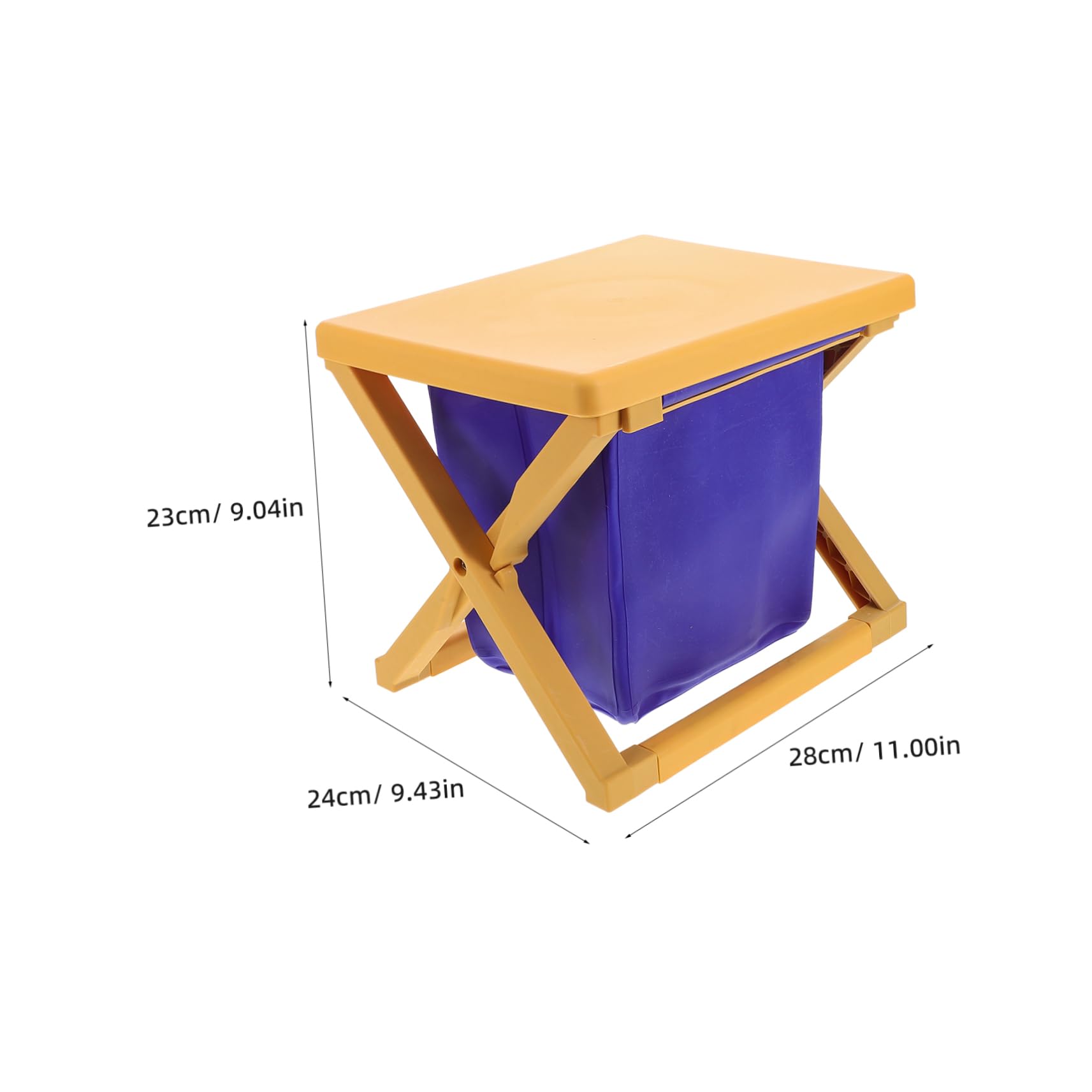 LIFKOME Inodoro Portátil Plegable para Adultos y Orinal de Viaje Ligero para Camping y Actividades Material y Resistente