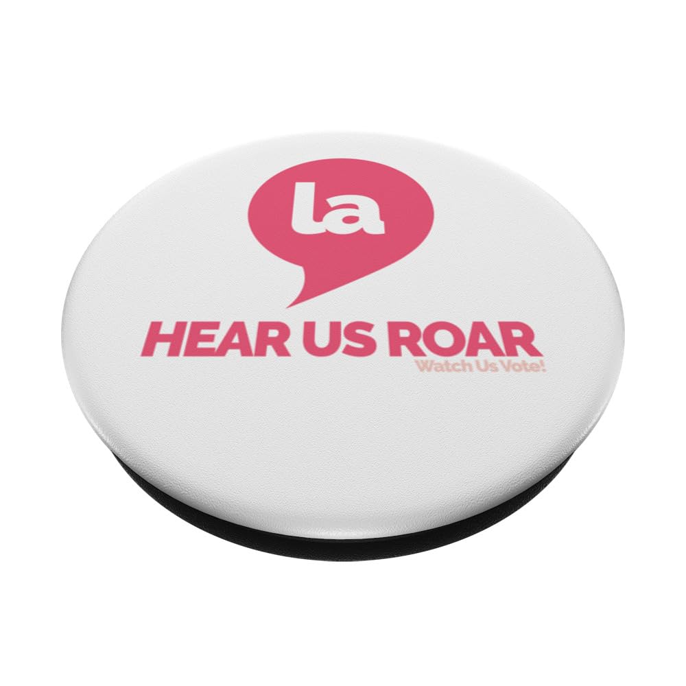 Comma La, Kamala Hear Us Roar PopSockets Swappable PopGrip, Black - Image 2