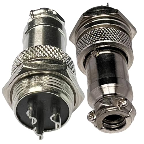 Conector CESS Aviation 3 pines 16mm 2 packs miniatura 6