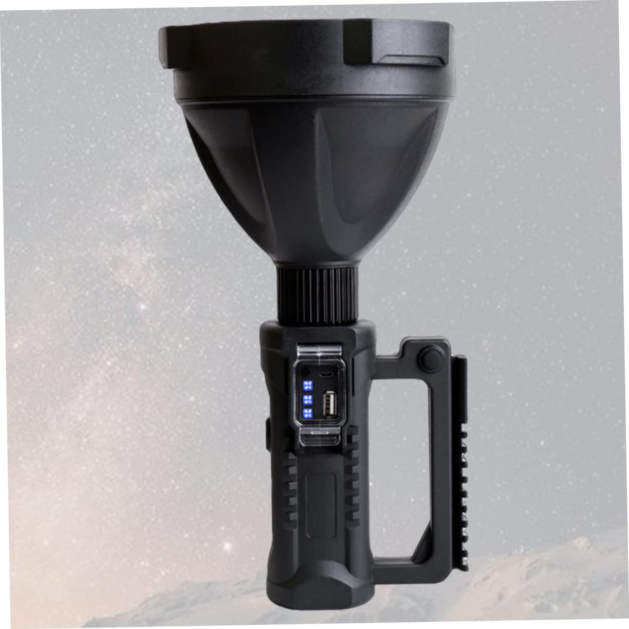 Lampe Torche Électrique P70 LED Longue Portée Étanche pour Extérieur