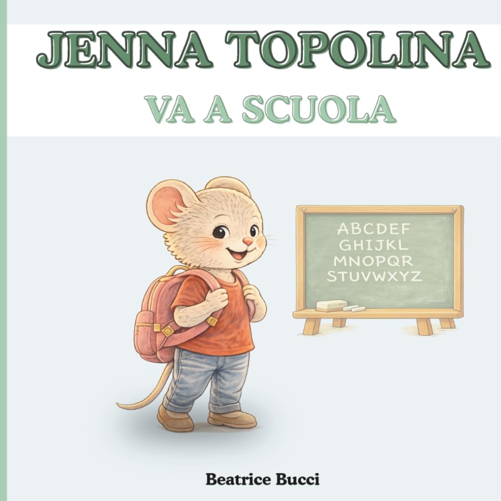 Jenna Topolina Va a Scuola: Libro per bambini sull’ingresso a scuola. Aiuta il tuo bambino ad affrontare il distacco.