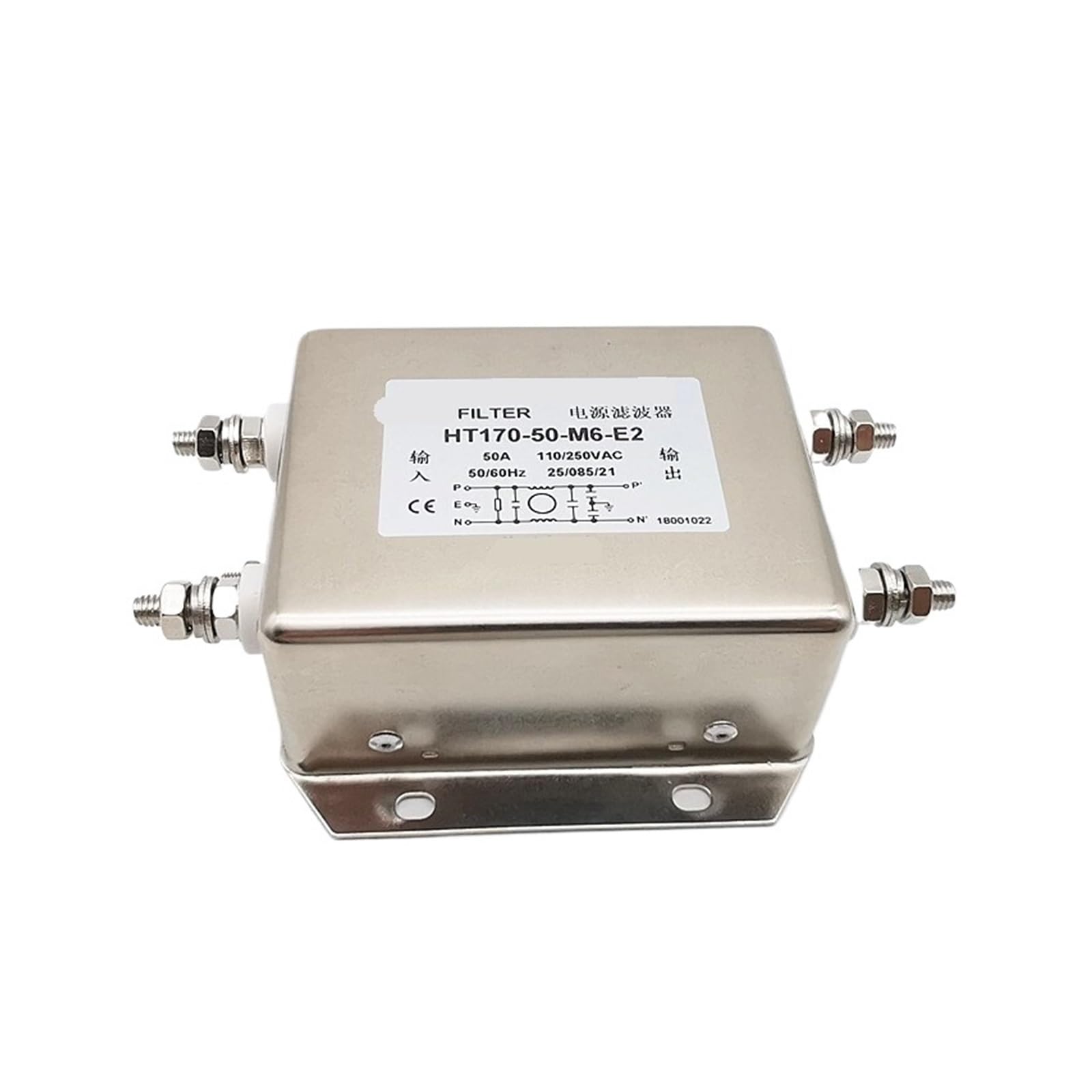 Netzfilter HT170-20-L8-B2 B3 10A 20A 30A Entstörfilter(HT170-50-M6-E2 50A)