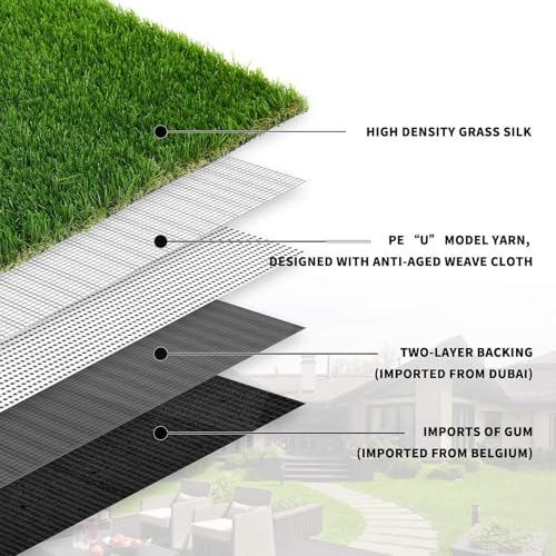 Image of Artificial Grass for Terrace, Balcony and Garden- (25 MM,4 X 17 FEET)