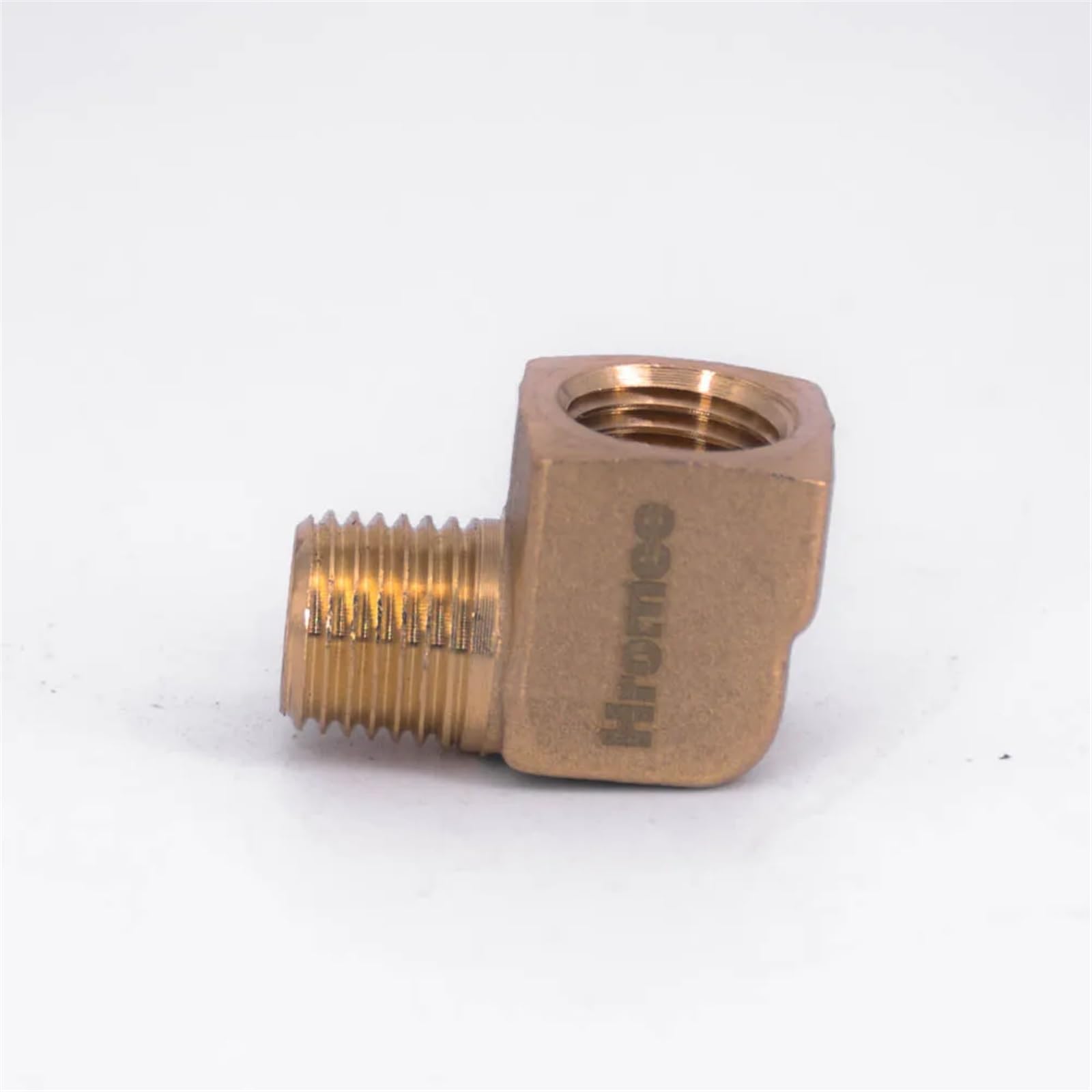 accesorios de conexión de tubería, 1/8" 1/4" 3/8" NPT Codo hembra a macho Bloque de latón de 90 grados Acoplador de instalación de tuberías Conector Agua Gas Combustible Conector acodado Instalación d