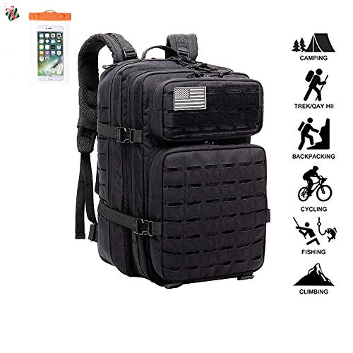 Mochila Táctica Ataque Militar Impermeable de 36 55L para Marcha  Morbuy Portátil Trekking
