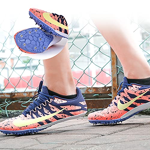 Image of 1 /4 Inch Track Spikes, 100 Pieces Steel Track Shoe Spikes Replacements and Spike Wrench for Sports Running Track Shoes