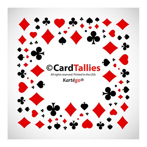 image for Kartego Progressive Score Pads, 2-Table (5 Pads, 50 Sheets Each) Enjoy