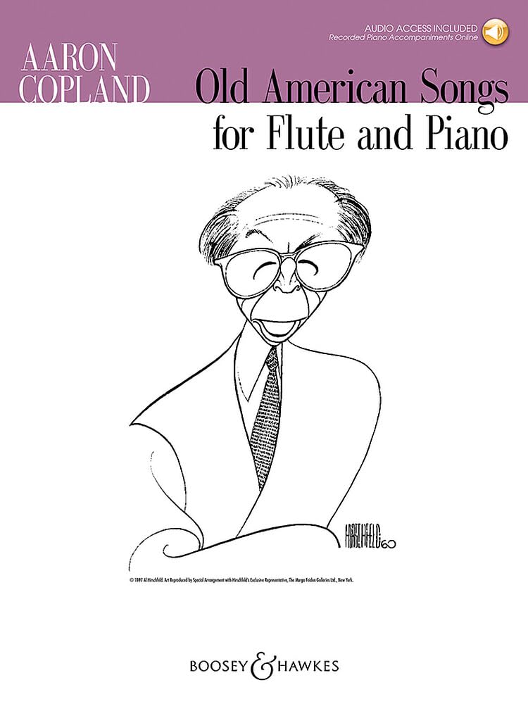 Old American Songs flûte piano recueil de partitions musique de chambre américaine