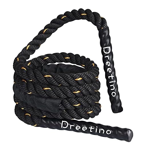 DREETINO 2.8lb Heavy Duty Durable Jump Rope Adult Fitness Weighted Ropes Men and Women Whole Body Muscle Exercise to Improve Strength Endurance Training Sports jumping rope Outdoor Concrete use Weight Loss Skipping Rope