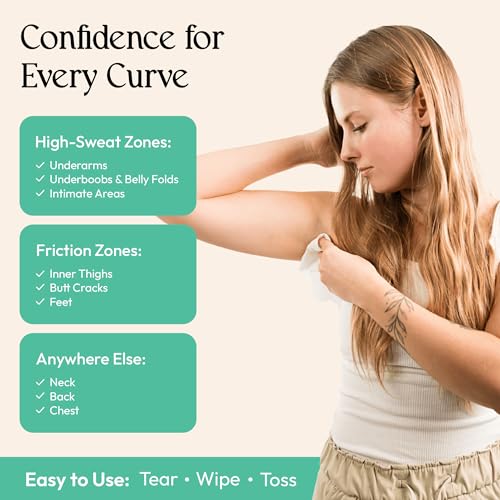 Image of FOMIN Acidified Mini Deodorant Travel Wipes - 72 Count Coastal Breeze