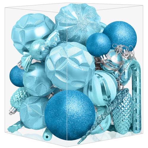 Miaikoe Weihnachtsbaum hängende Ornamente 36 Stück Multi-Size...