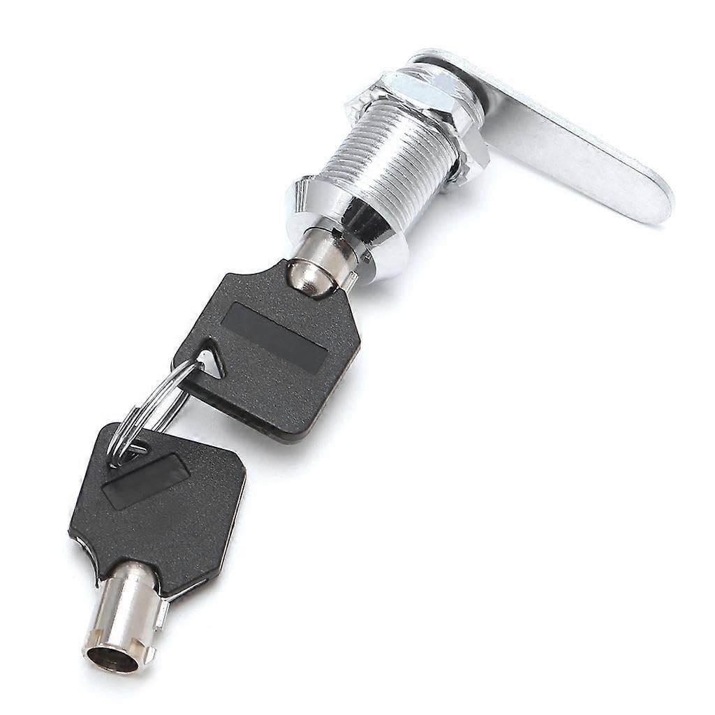 Drawer Tubular Cam Lock for Door Mailbox Cabinet Cupboard for w/2 Keys 16-30mm