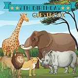 Photo Gallery 7th birthday guestbook: safari animals birthday party guest book celebration log for signing and leaving special messages Photo Gallery 7th birthday guestbook: safari animals birthday party guest book celebration log for signing and leaving special messages
