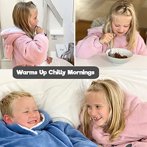The Big Softy Kids Oversized Hoodie - Blanket Hoodie for Kids 4-10 yrs – Cute Animal Snuggle Hoodie Kids – Soft & Warm Oversized Blanket Hoodie Kids - Hooded Blanket Kids – Girls & Boys - Image 6